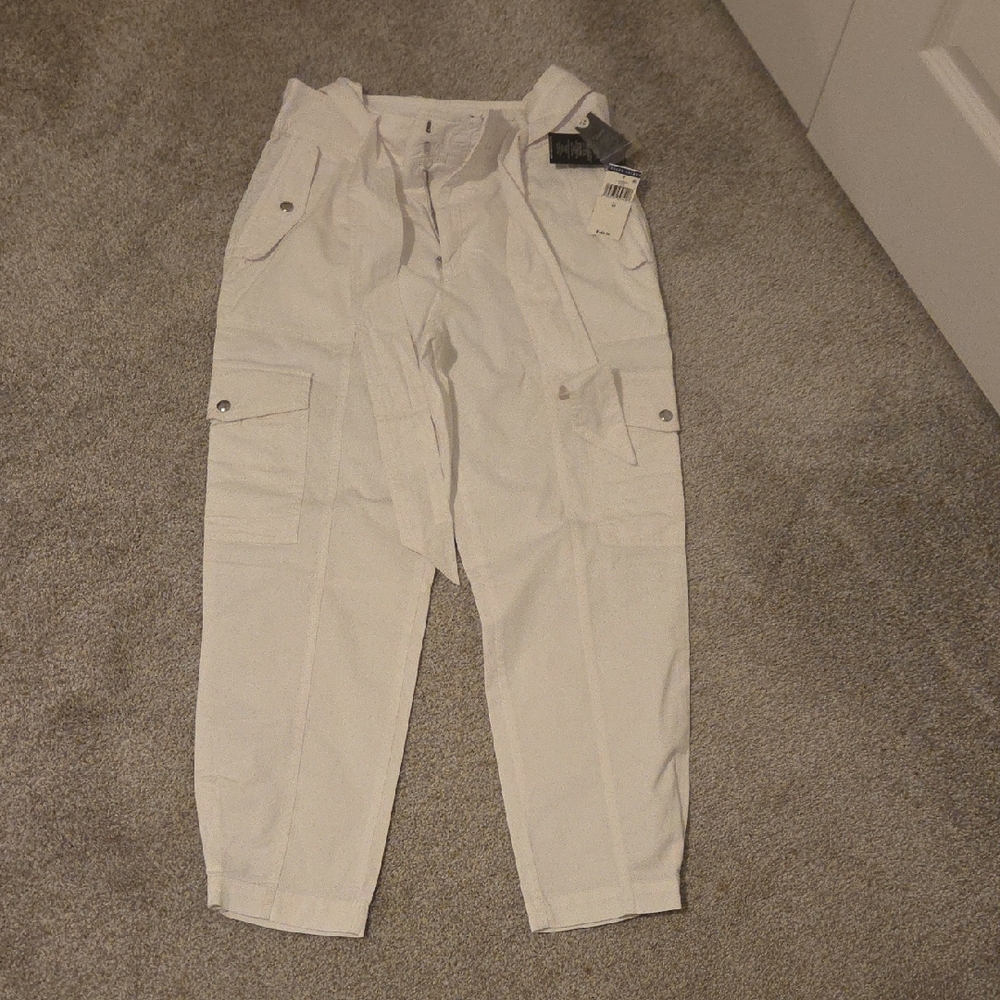 Ralph Lauren Women's White Cargo Pants